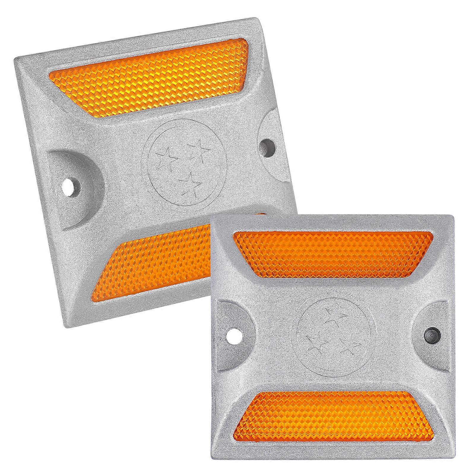 Pavement Markers Driveway Reflectors for Outdoor Use 4Pcs Set