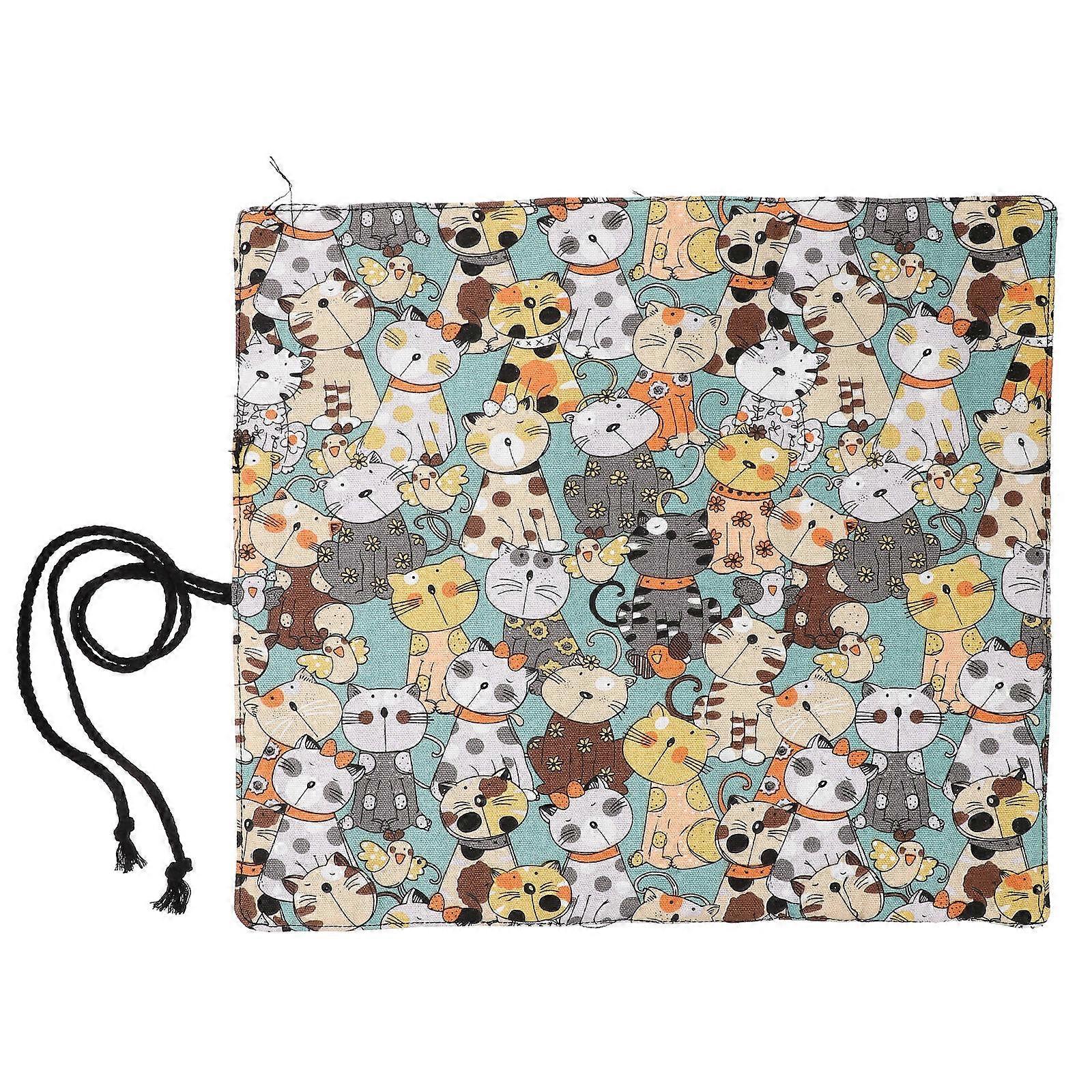 Pencil Wrap Roll Canvas Pencil Bag for Storage 3Pcs Piece
