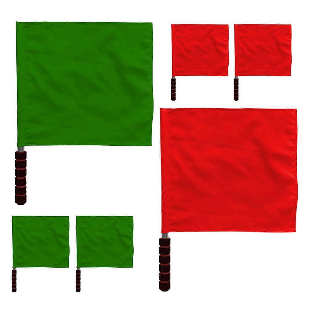 Sports Training Referee Flags Handheld Signal Flags 12Pcs Set