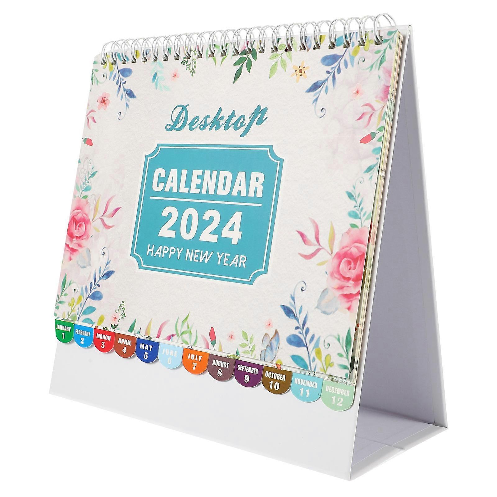 Daily Use Monthly Calendar 3Pcs Multi Color Calendar For Office Classroom Gift Giving Size 20.5X20.5CM