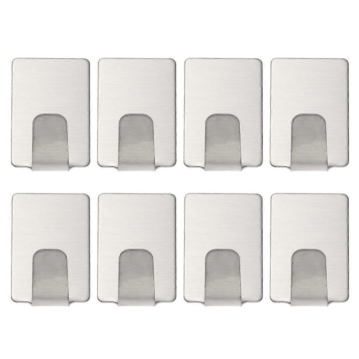 Stainless Steel Wall Hooks for Home Use 16Pcs Self Adhesive Towel Hooks