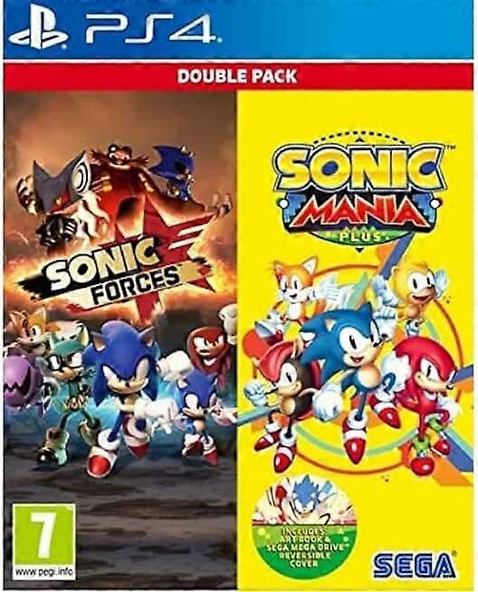 Sonic Mania Plus and Sonic Forces Double Pack (PS4) - New & Sealed