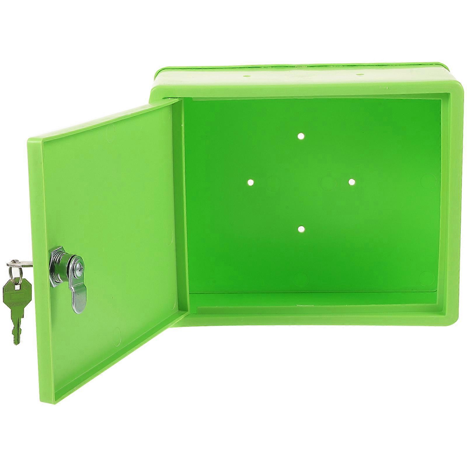 Garden Tool Organizer Box with Lock for Storage 5Pcs Hanging Green Box