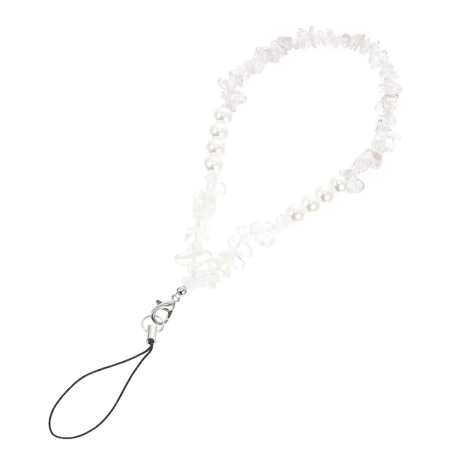 Crystal Phone Chain Mobile Phone Hanging Chain for Anti-Lost Protection 2Pcs