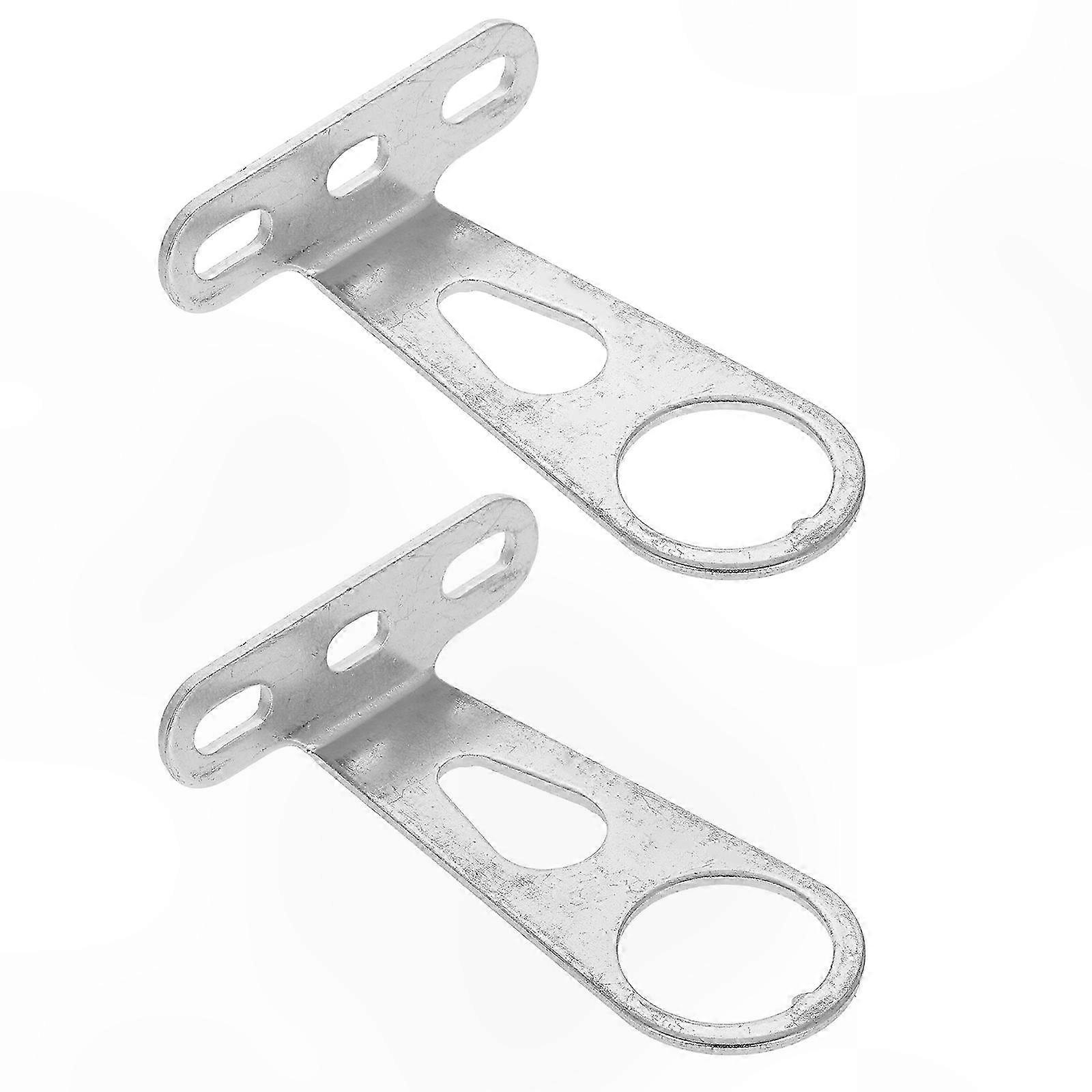 Universal Bike Basket Mounting Bracket for Front Fork or Rear Fixing Support Holder Set of 2