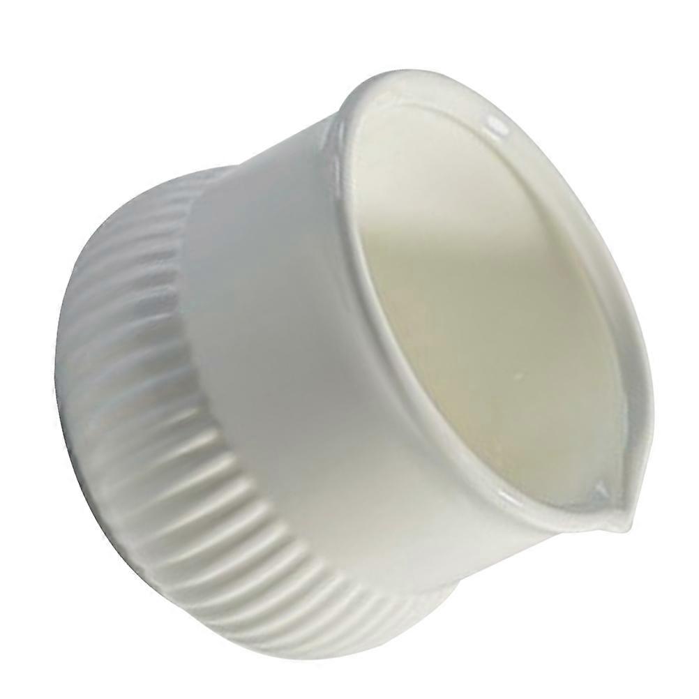 Porcelain Creamer Container Small Ceramic Pitcher for Milk Serving 2Pcs