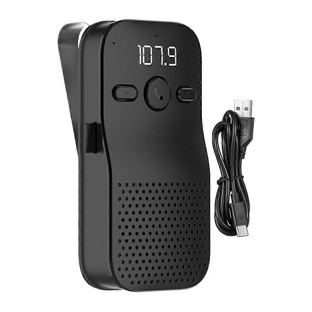Phone Speakerphone Handsfree Talking Wireless 5.4 Car Speaker with Clip Multifunctional Portable Car Audio Call Speaker