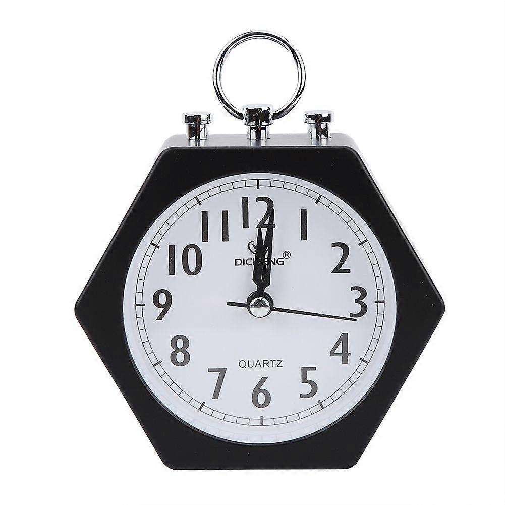 Silent Soft Wake Up Alarm Clock Kids Wake Up Clock Timer Digital Clock (Black)