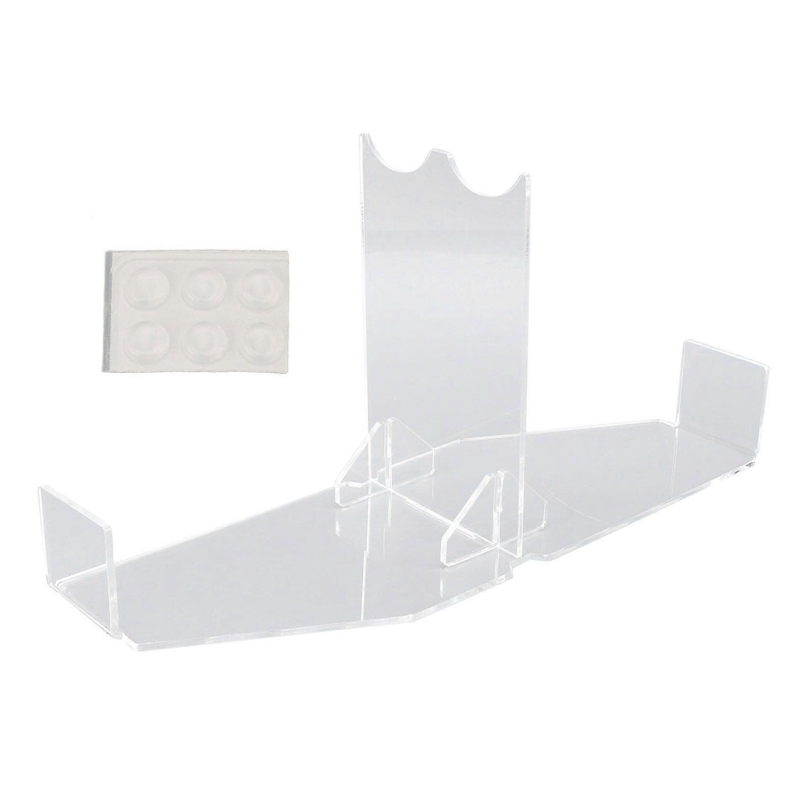 Lightsaber Display Stand Acrylic Desktop Lightsaber Display Holder Rack Wand Stand Dagger Dispaly Stand with Anti Slip Pad Transparent