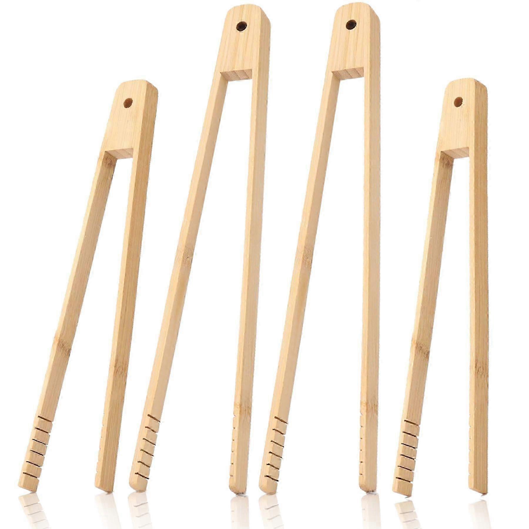 25-26 4 Pieces Bamboo Bread Clips, Kitchen Tools