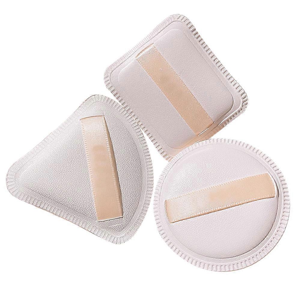 Facial Powder Puff Sponge for Dry Wet Use 3Pcs Pack
