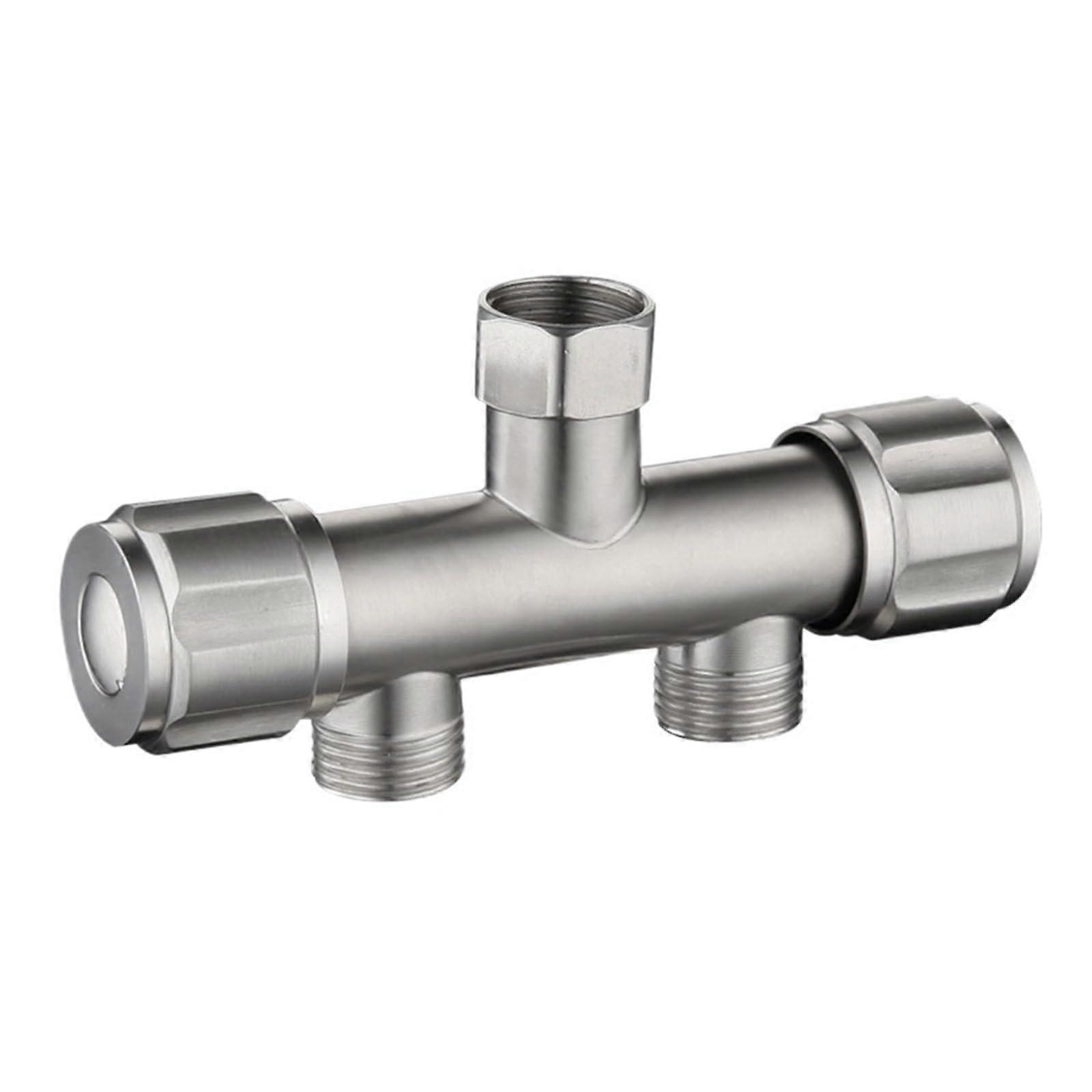 Triangle Valve OneIn TwoOut Diverter Double Control Angle Valve