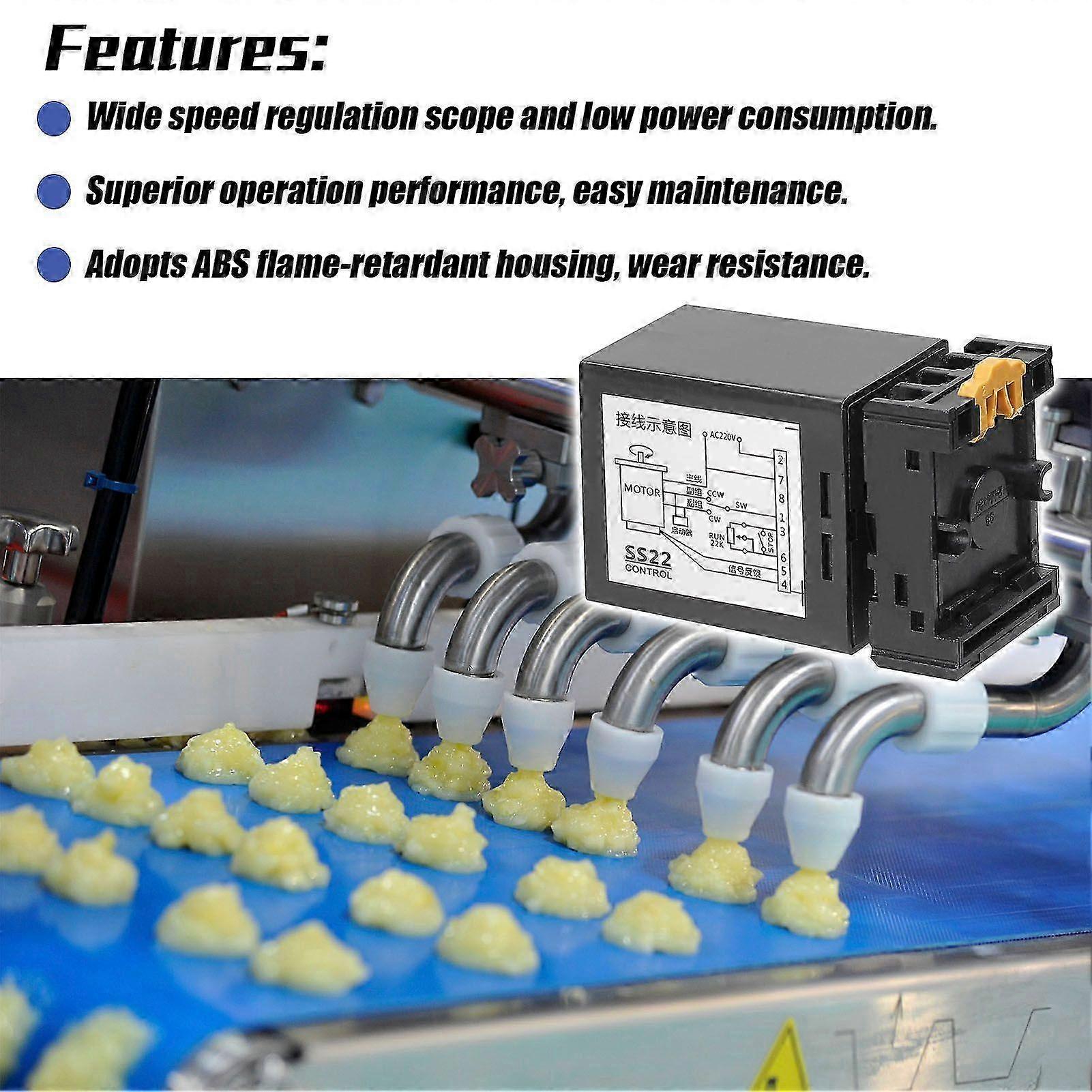SS22-A 6-250W AC220V 3A 50/60Hz Speed Controller Motor Speeds Pinpoint Regulator Control Device