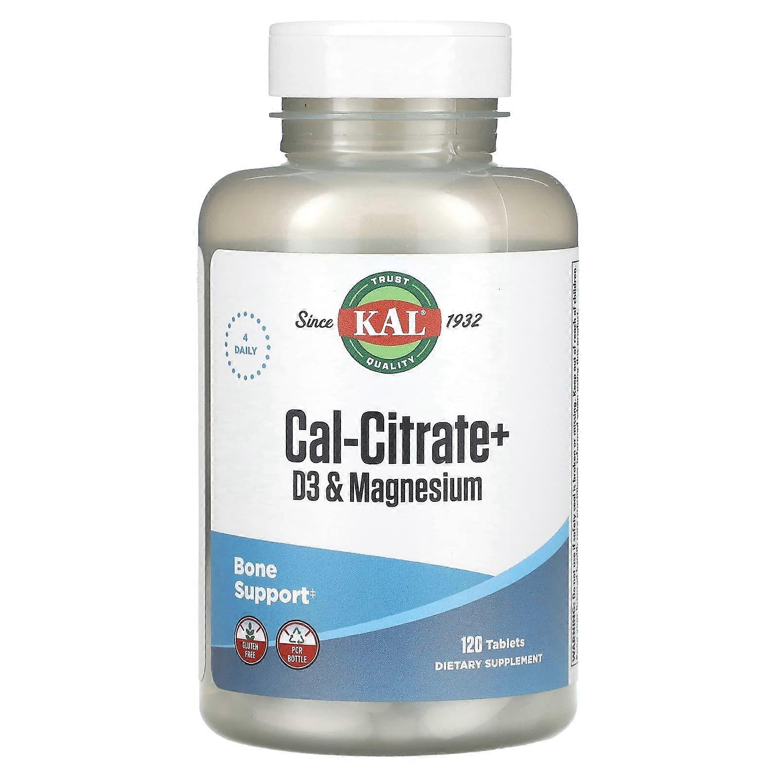 Cal-Citrate+ D3 & Magnesium, 120 Tablets