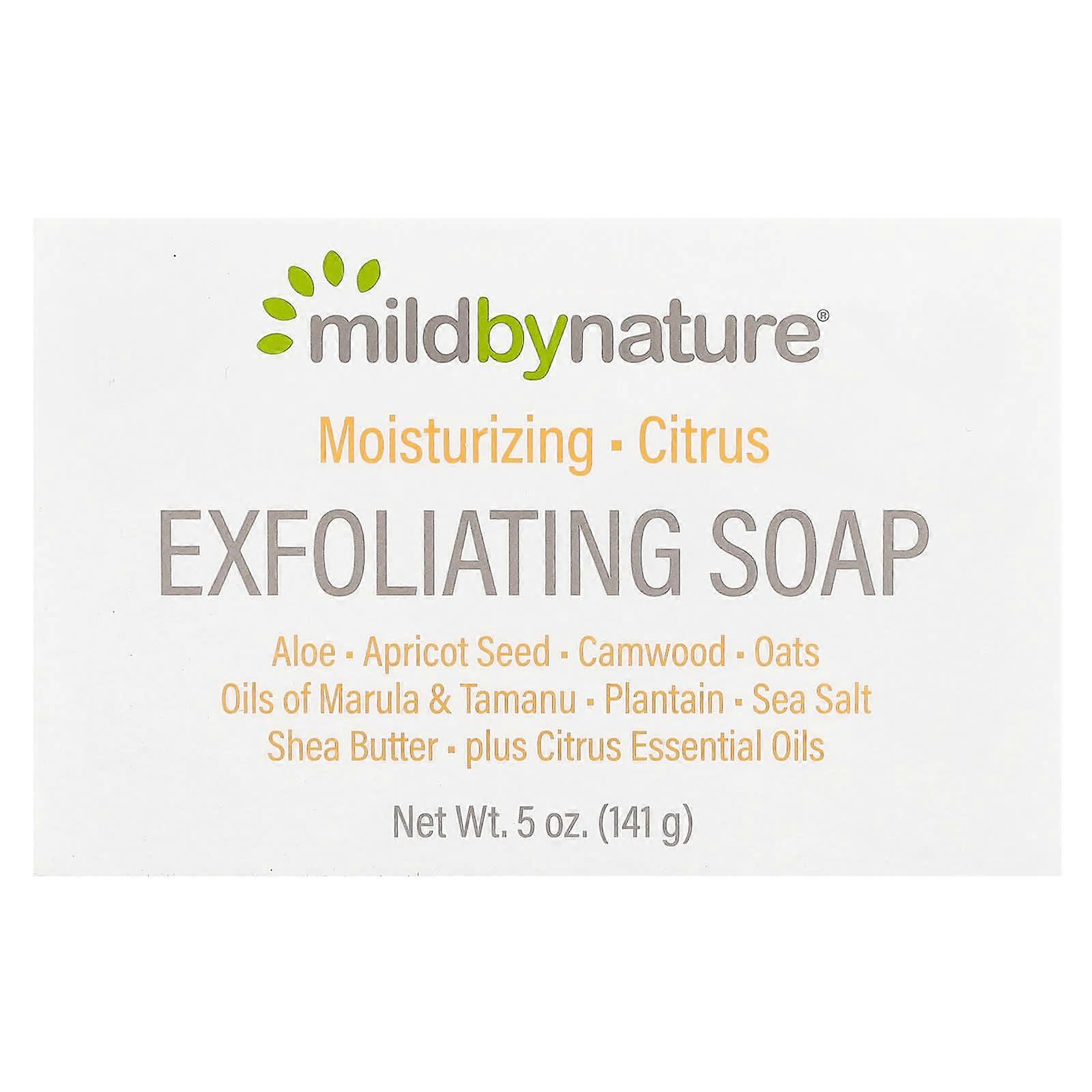 Exfoliating Bar Soap, Citrus, 5 oz (141 g)