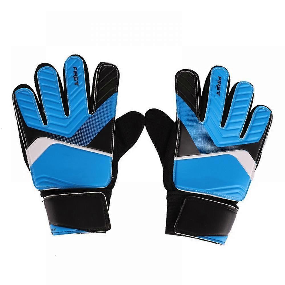 Kids Goalkeeper Gloves, Soccer Gloves with Double Wrist Protection and Non-Slip Wear Resistant Latex Material to Give Protection to Prevent Injuries.