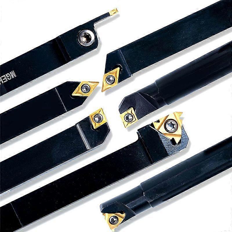 Lathe Thread Tool Set 21Pcs - 7Pcs Boring Bar with 14 Inserts B