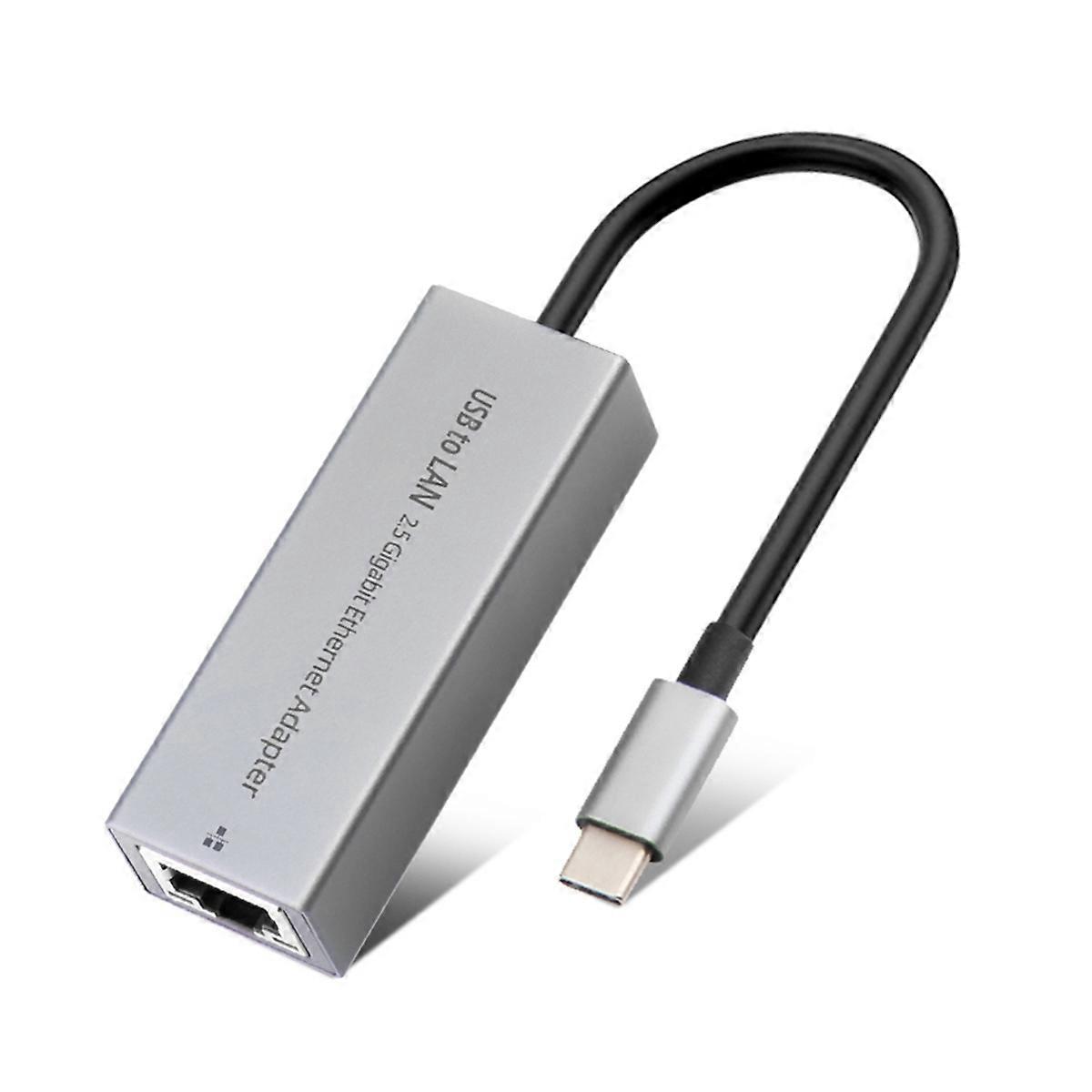 Adattatore di rete USB da 2500 Mbps, adattatore Ethernet da 2,5 Gbps Gigabit TYPE-C