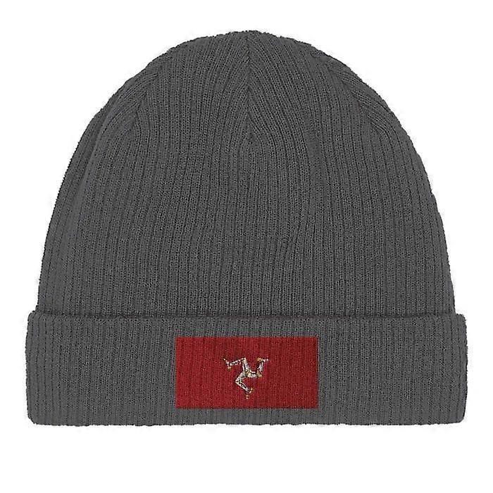 Isle of Man Flag Cap in Grey