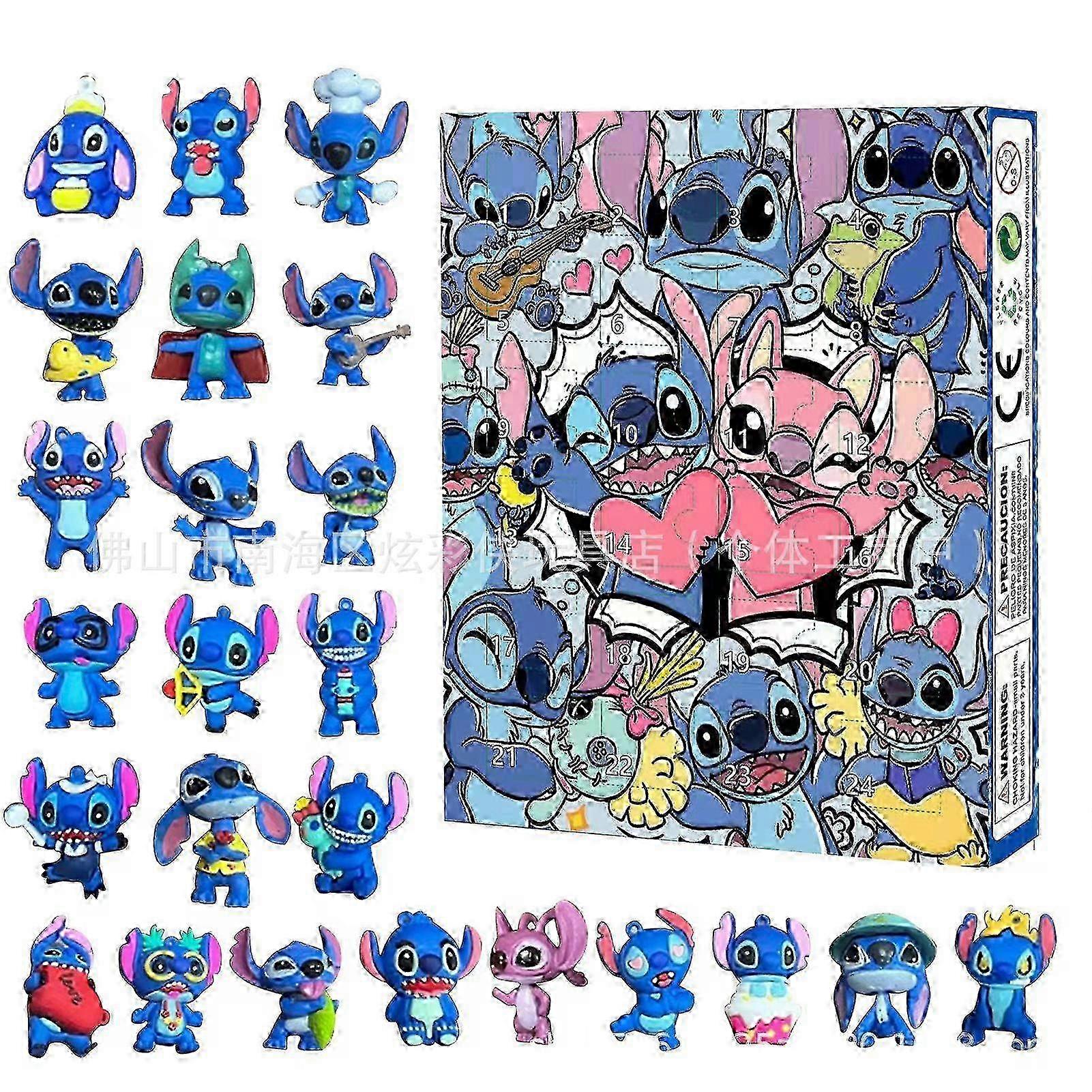 Christmas Advent Calendar Lilo & Stitch Blind Box 24-Day Countdown