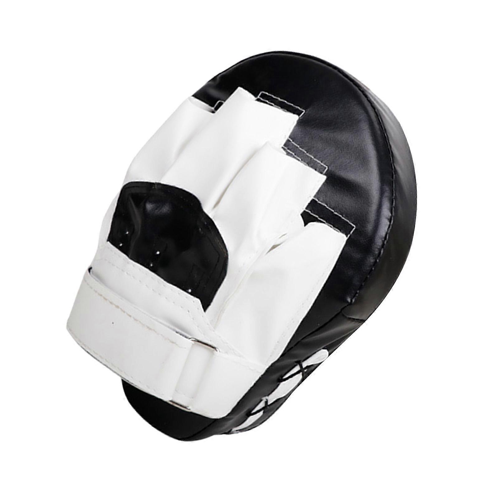 Precisions Focusing Martials Art Mitt Optimized Weight Distribution Boxing Targets for Improved Hitting Accuracy Control  White