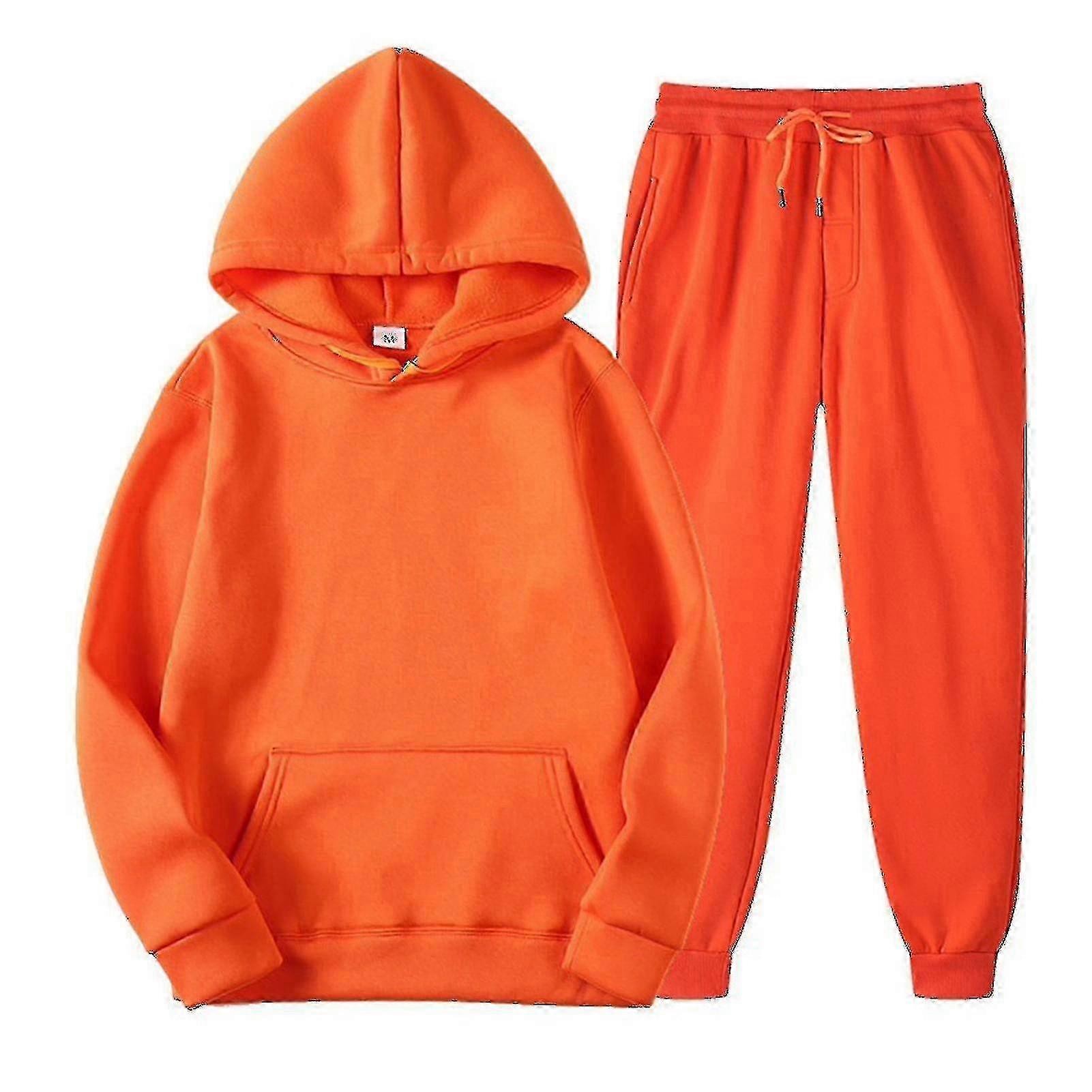 Casual Jogger Sweatsuit Hooded Set for Running & Daily Wear