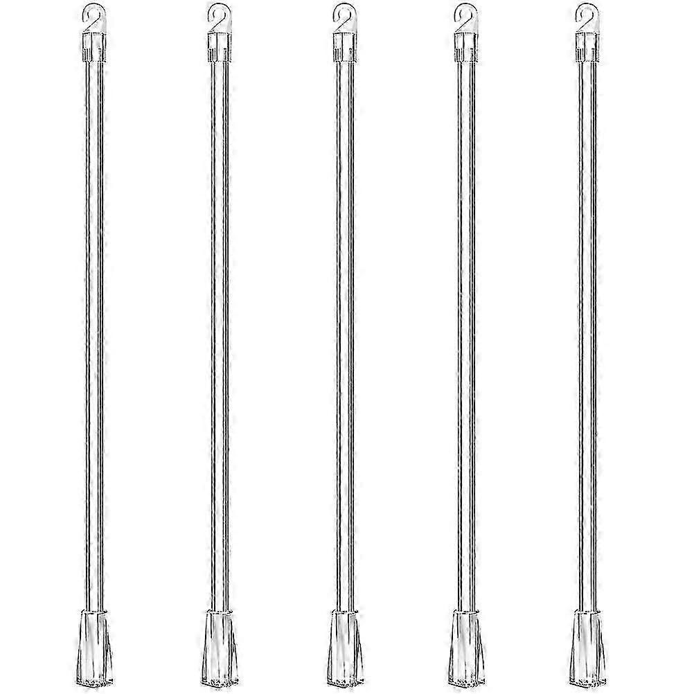 5 Pack Blind Wand Vertical Blind Replacement Parts with Tail Hooks for Blind Rods