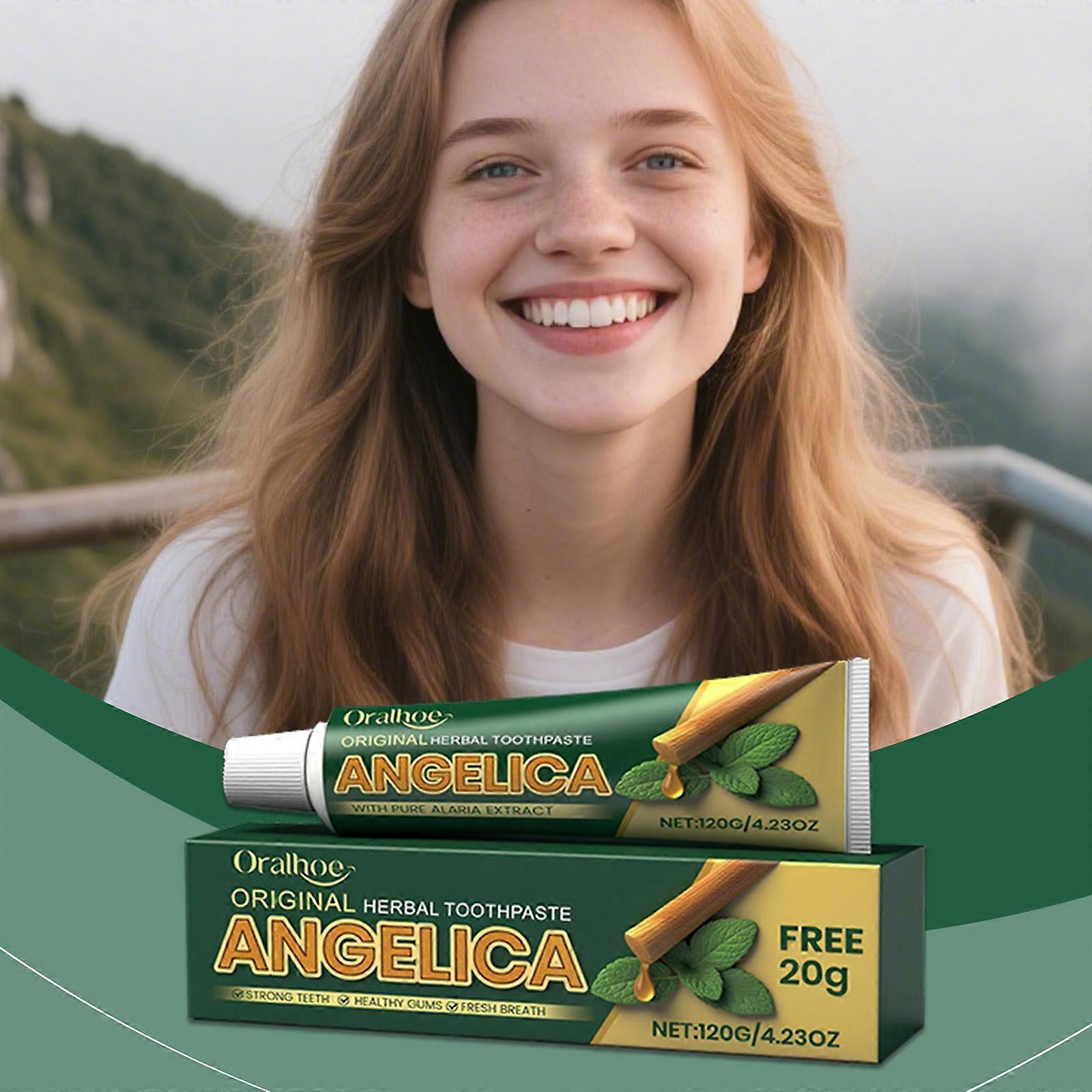 Oralhoe Herbal Fresh Toothpaste, Mild Ingredient Toothpaste, Daily Cleaning And Tooth Care Toothpaste