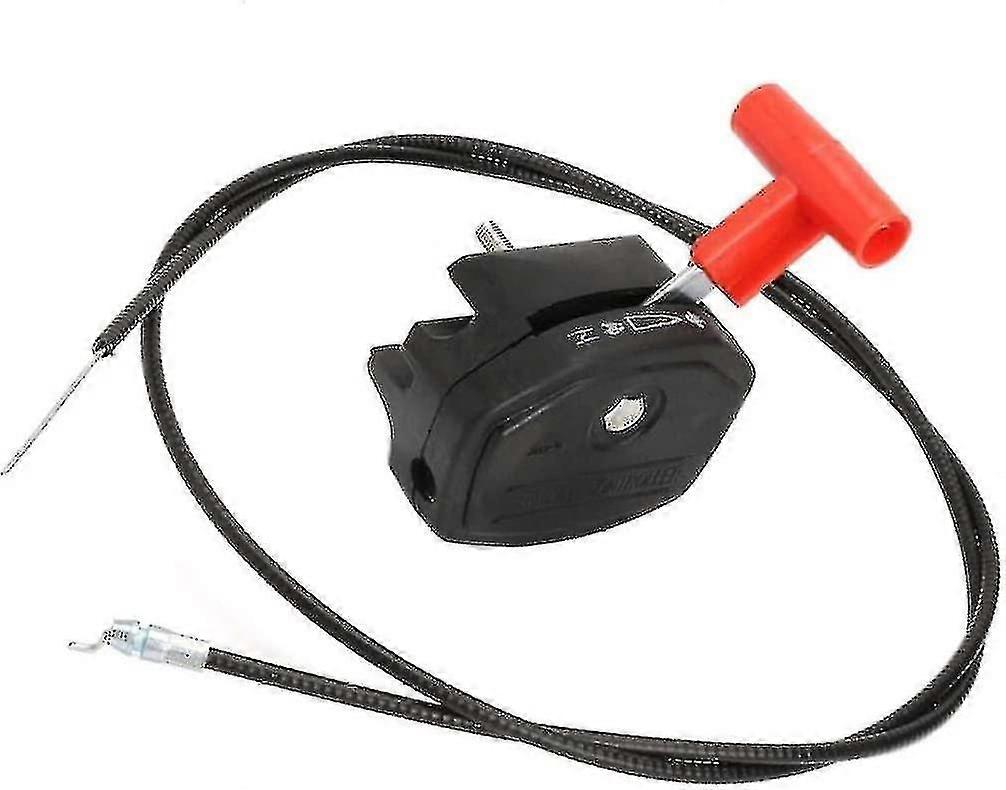 Καλώδιο γκαζιού χλοοκοπτικής μηχανής με μοχλό πνιγμού Αξεσουάρ χλοοκοπτικών καλωδίων κίνησης Αξεσουάρ χλοοκοπτικών Αξεσουάρ χλοοκοπτικών (1set, μαύρο κόκκινο) Z