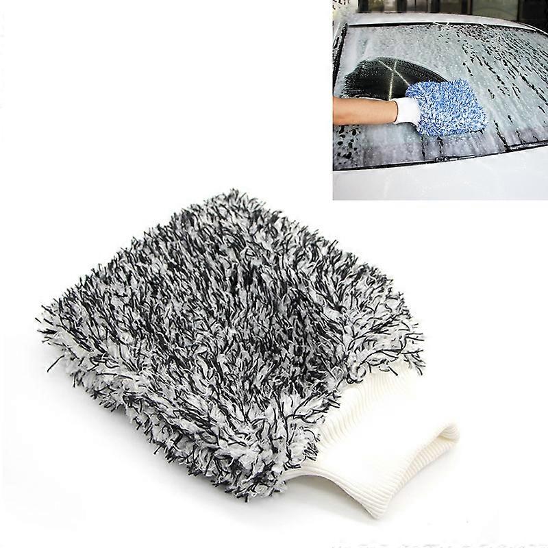 Microfiber Dusting Mitt Car Window Washing Cleaning Cloth Duster Towel Gloves