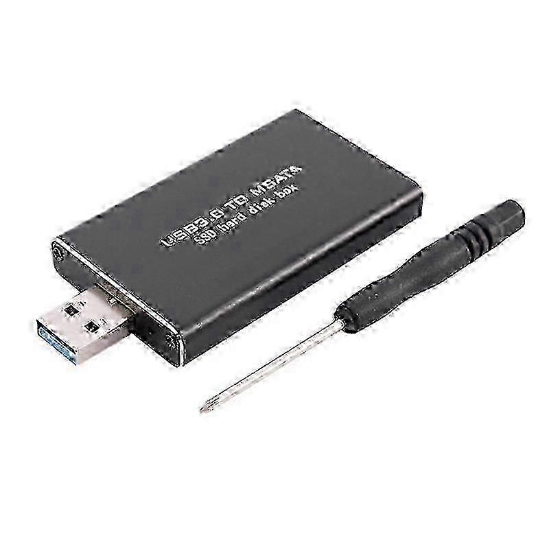 MSATA to USB USB 3.0 to MSATA SSD Enclosure USB3.0 to MSATA Case Hard Disk Adapter M2 SSD External