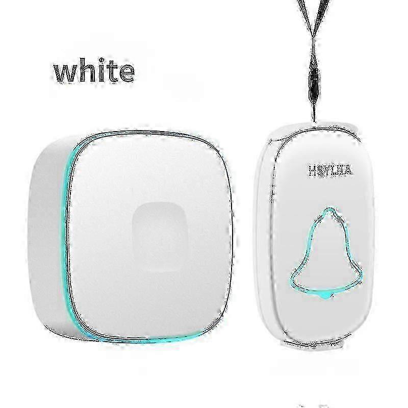 Wireless bedside button for patients - Emergency alarm with ropewhite