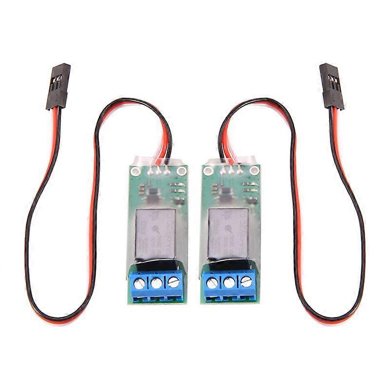 2PCS RC PWM Electronic Relay Switch for RC Airplane DIY Model Navigation Lights Controller Universal