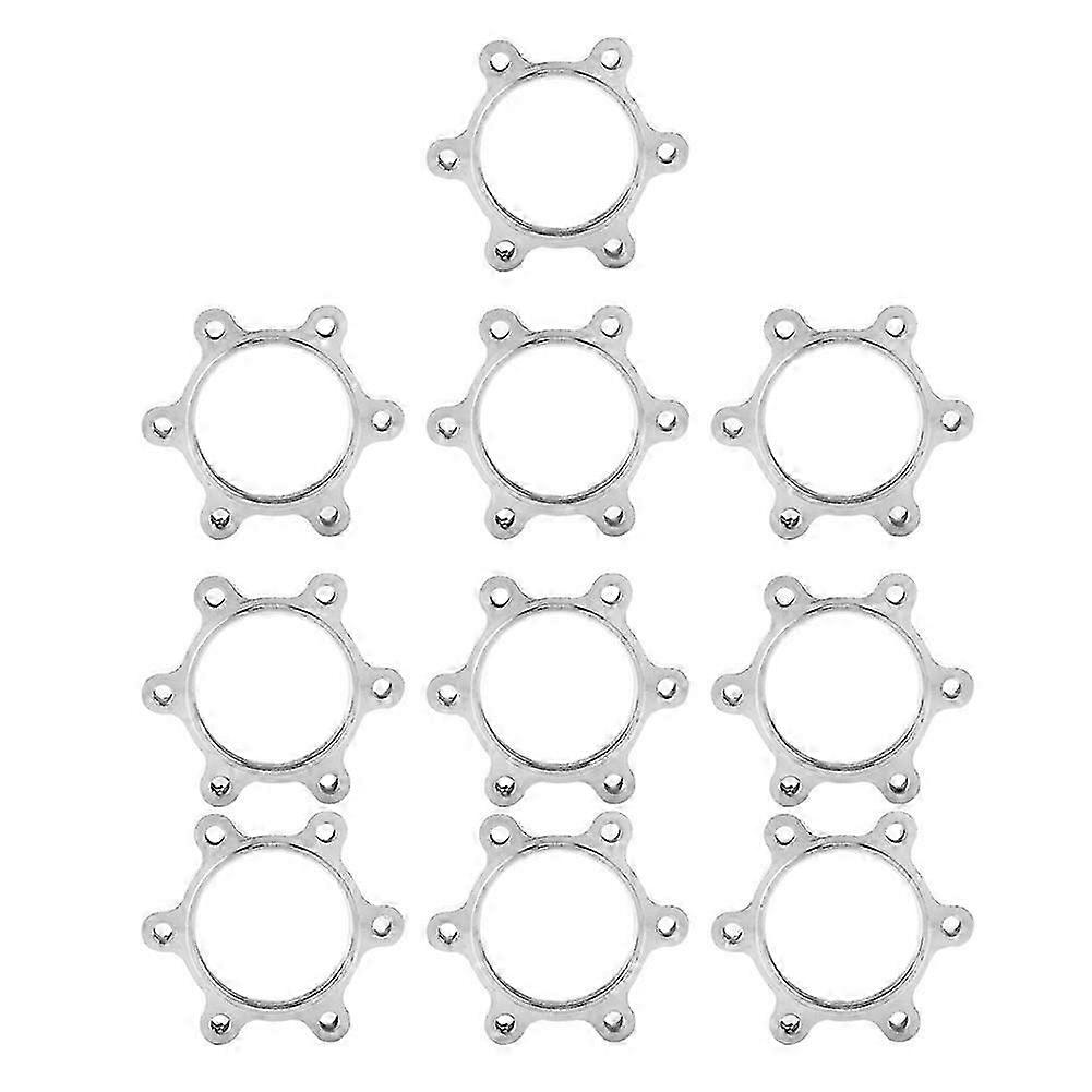 Bicycle Freewheel Threaded Hub with 6-Bolt Disc Brake Rotor Adapter for UK Cycling