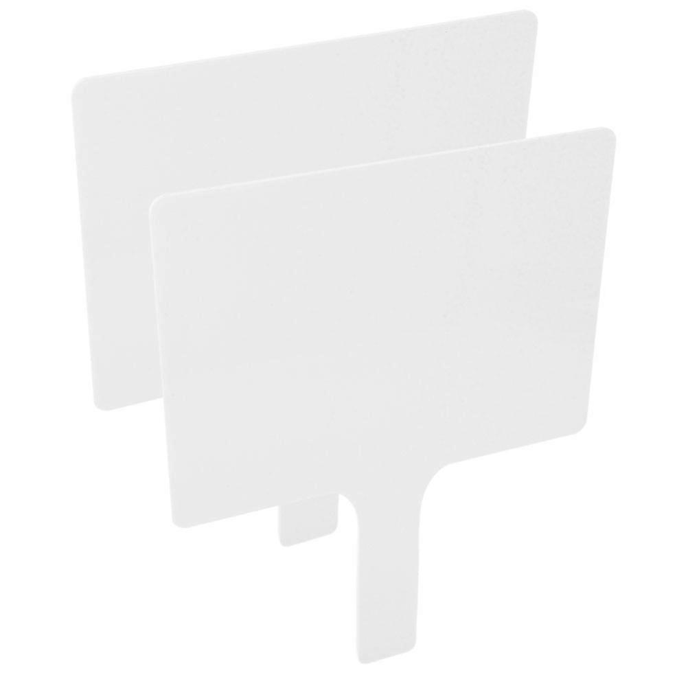 Classroom Double-Sided Answer Paddle for Kids 2Pcs White Acrylic Board