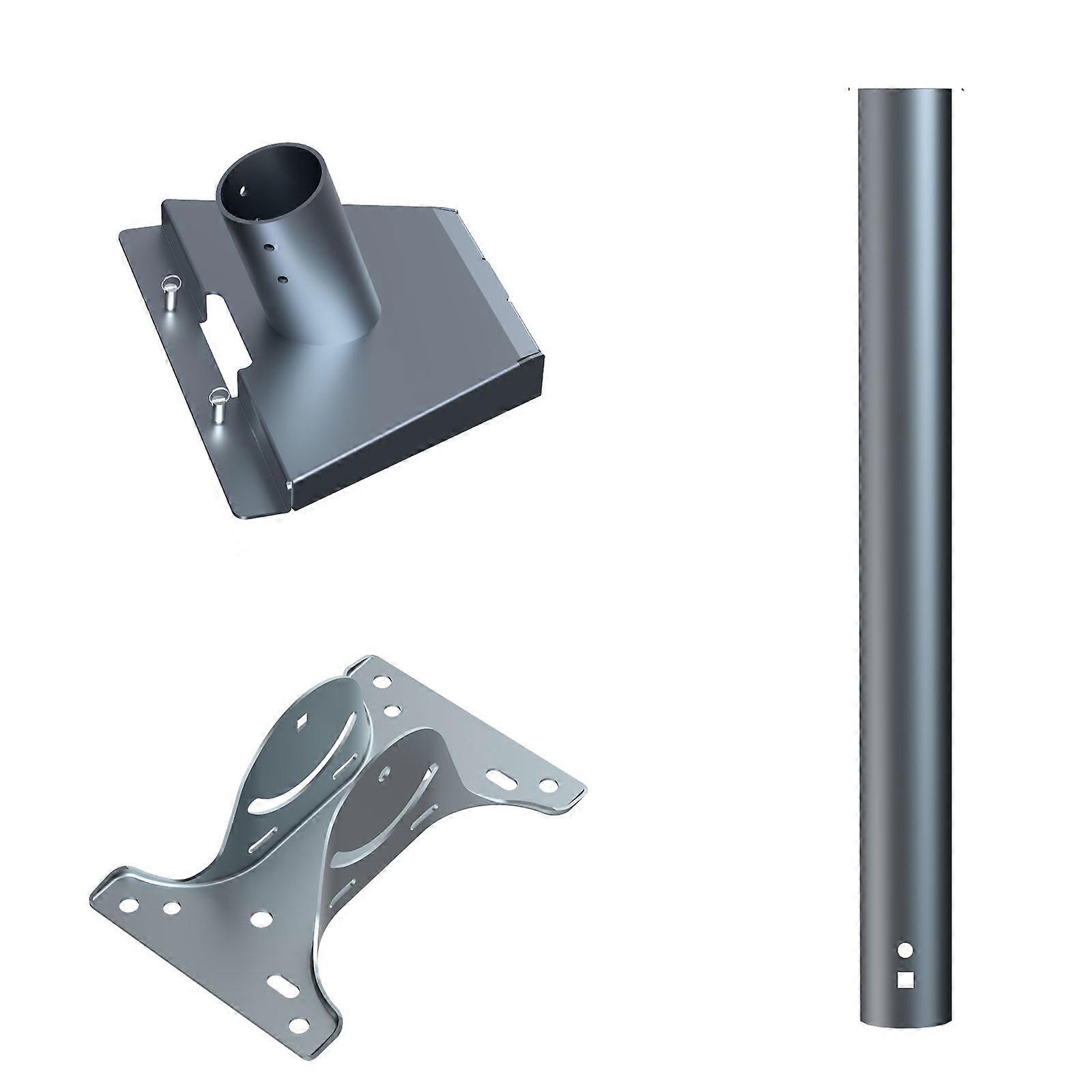 360 Degree Adjustable Roof Mount for V4 Standard Dish Rod Mounting with Pipe Adapter Internet Kit Satellite Accessories Multicolor