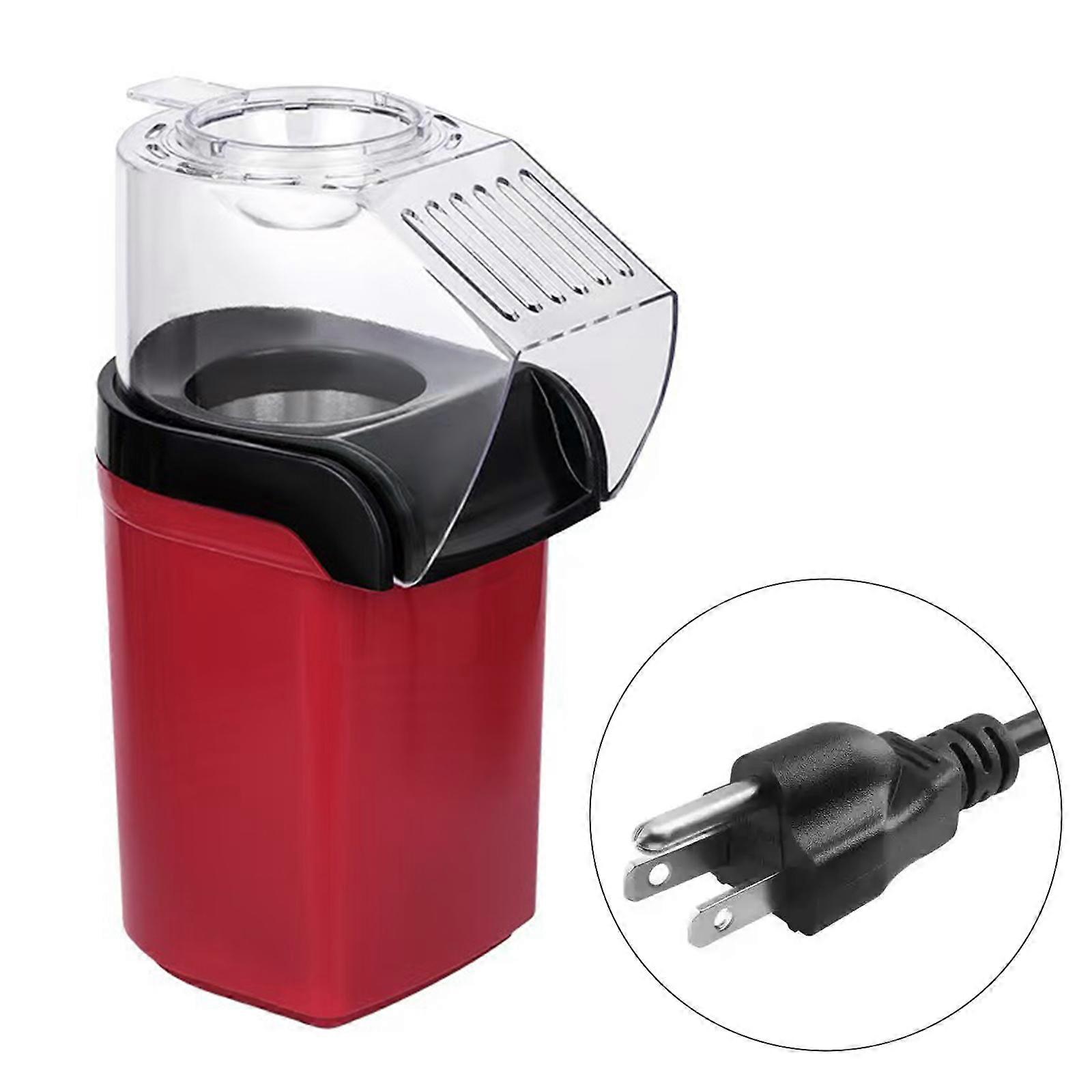 Practical Automatic Popcorn Maker Small Machine Snack Maker Easy Cleaning for Home Kitchen ABS Texture Healthy Snacks  Red
