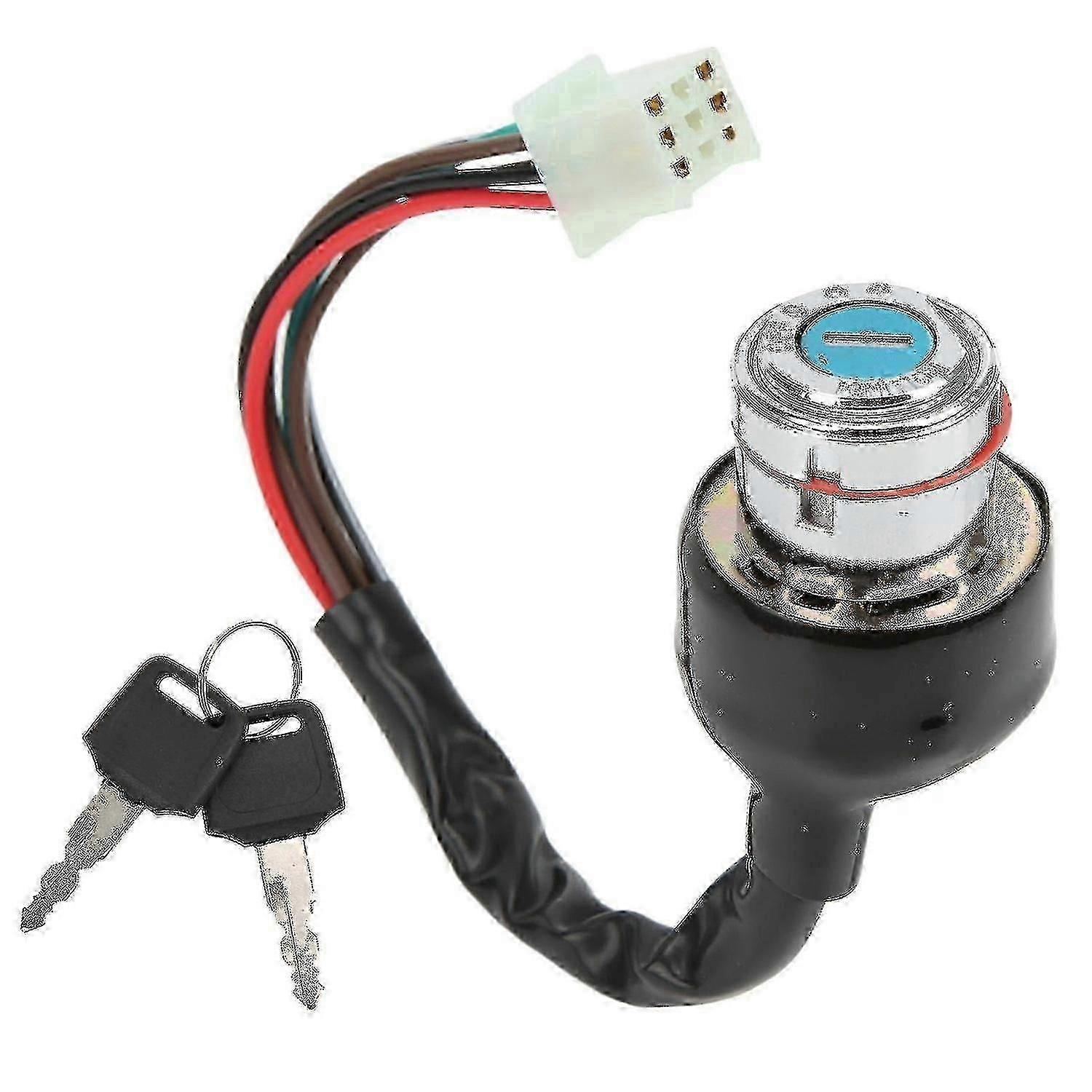 3 Gears Ignition Key Switch 9 Holes 6 Wires Replacement for Kazuma Falcon 90cc 110cc 250c