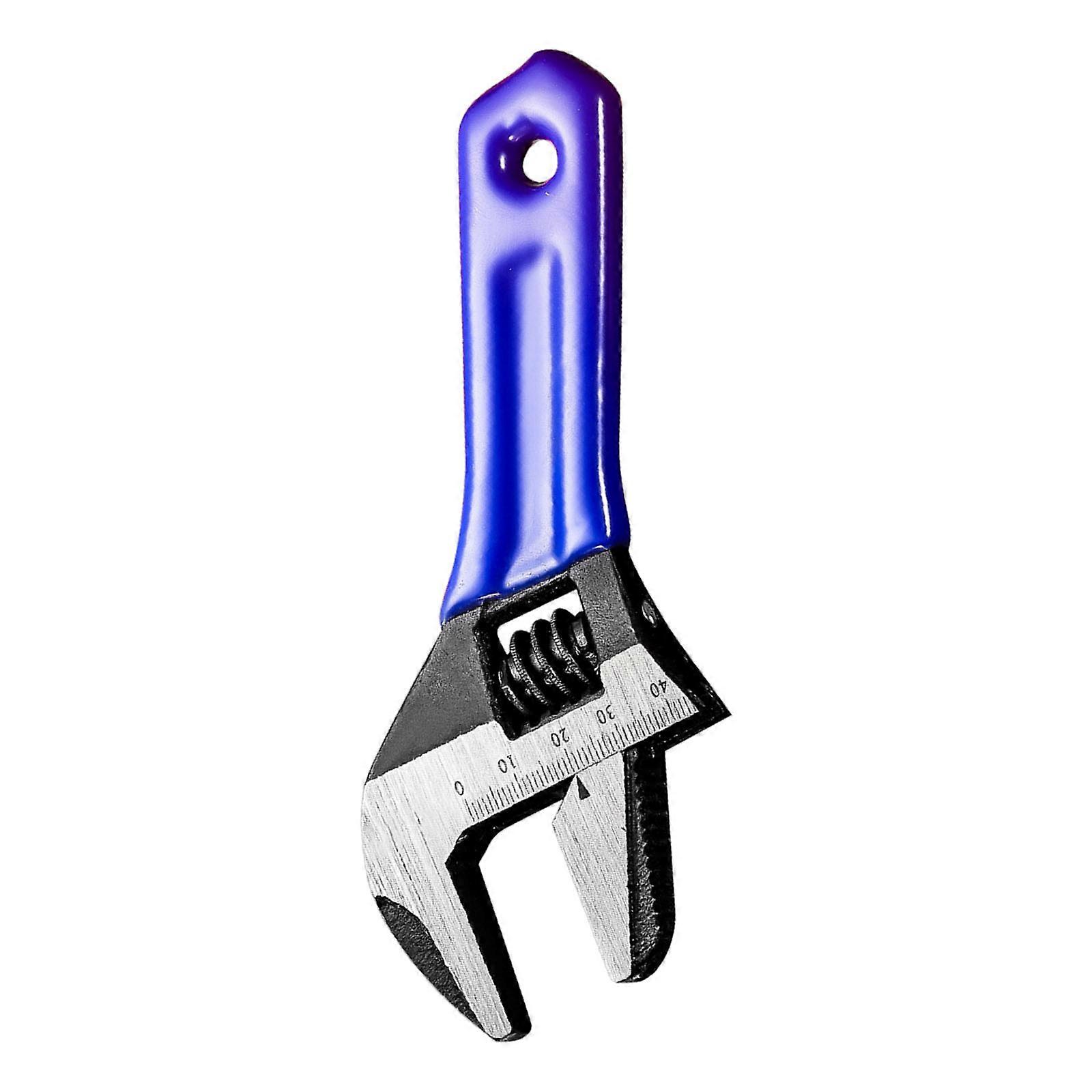 Sturdy Alloy Steel Plumbing Wrench With Large Opening Short Handle Spanner For Efficient Bathroom Installation Tasks  8 inches