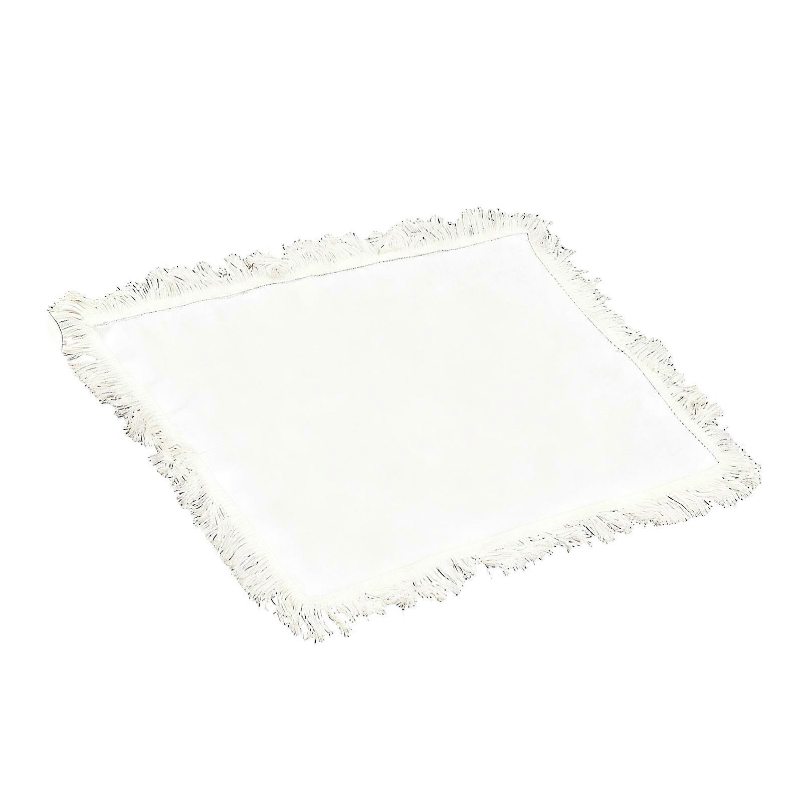 Practical Polyester Dining Mats Safe Materials Suitable for Daily Use Home Kitchen  White