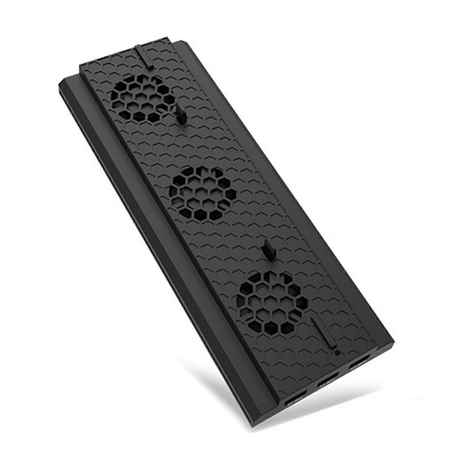 Vertical Game Console Cooling Stand USB Powered Cooling Fan Bracket with Easy Setsup for X1X Host Multicolor