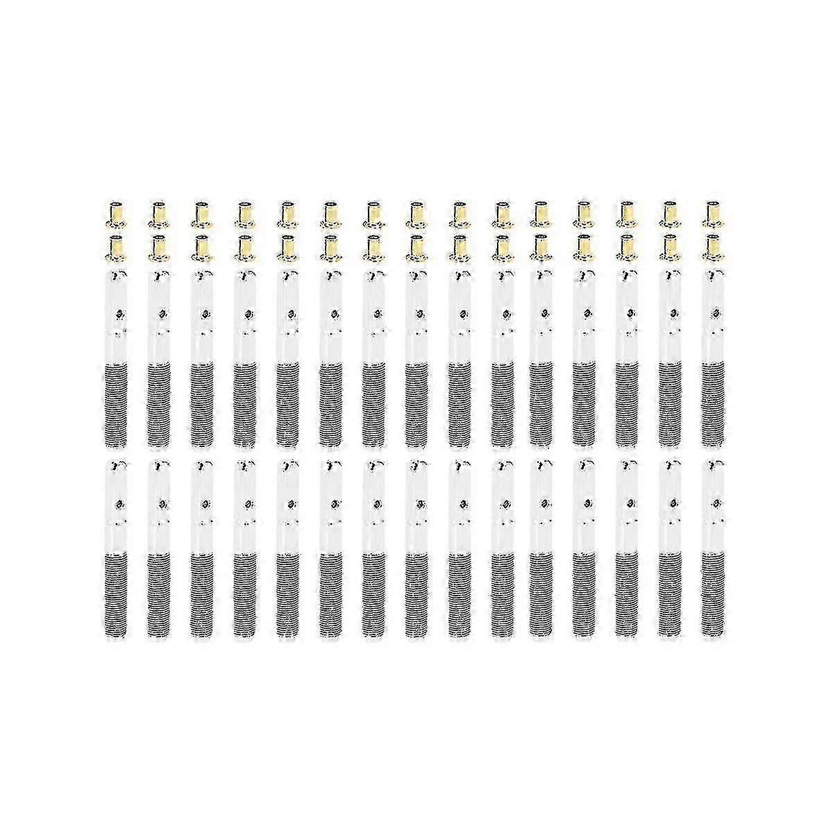 30pcs Tuning Pin Nails With Brass Rivets Set For Lyre Harp Small Harp Musical Stringed Instrument