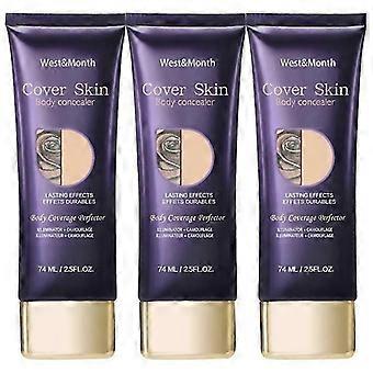 Wasserdicht für Flecken, Narben, Abdecken, Make-up, Verwendung an den Beinen, 3pcs