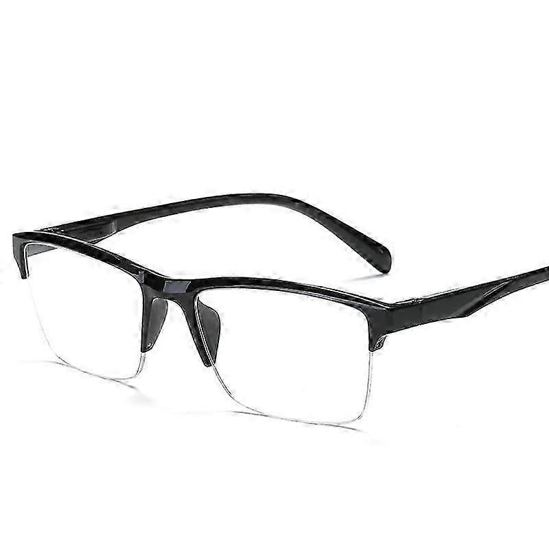 Half Frame Reading Glasses, Unisex, +75 To +400
