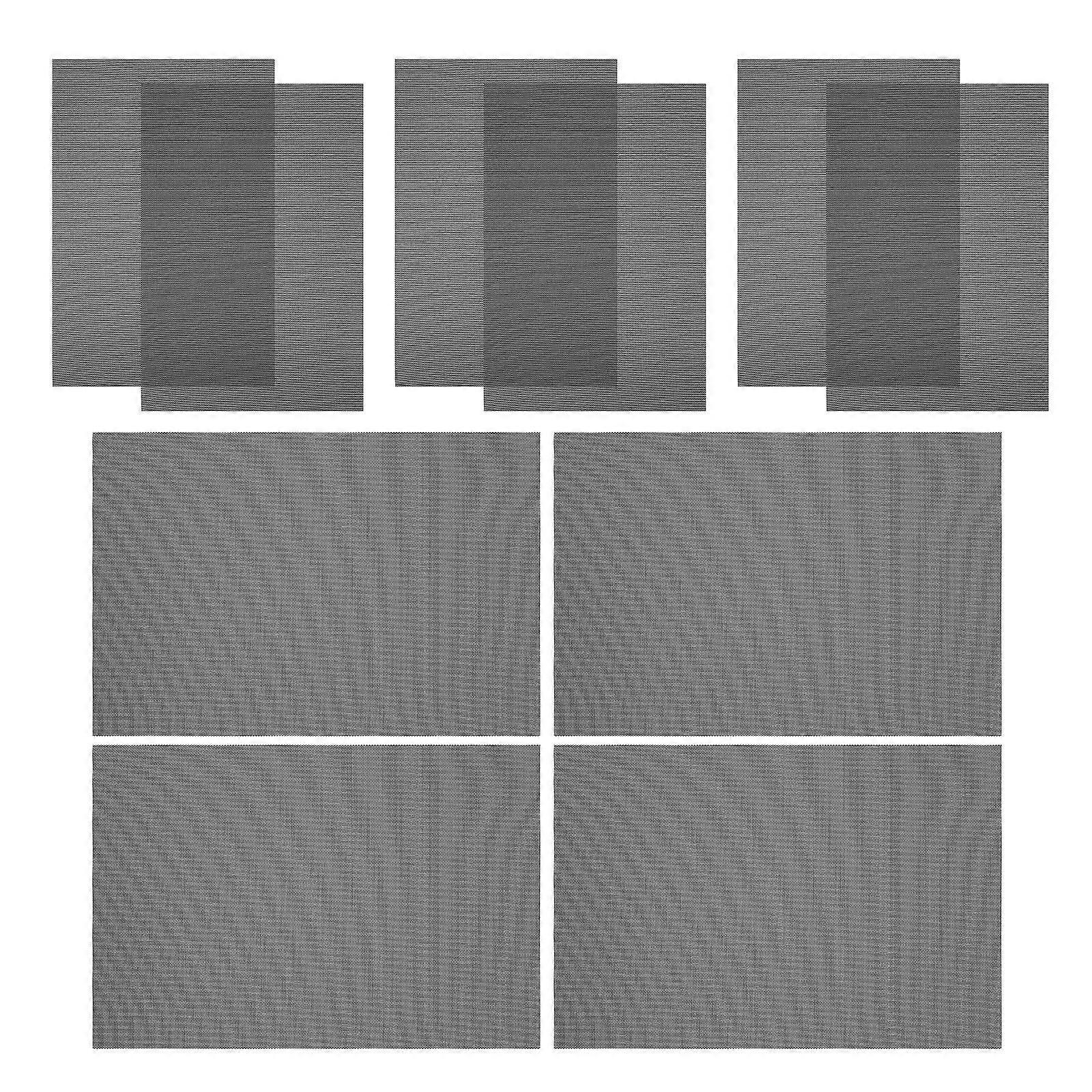 Black Pvc Eye Mesh 10 Sheets Waterproof Printable for Crafting Projects