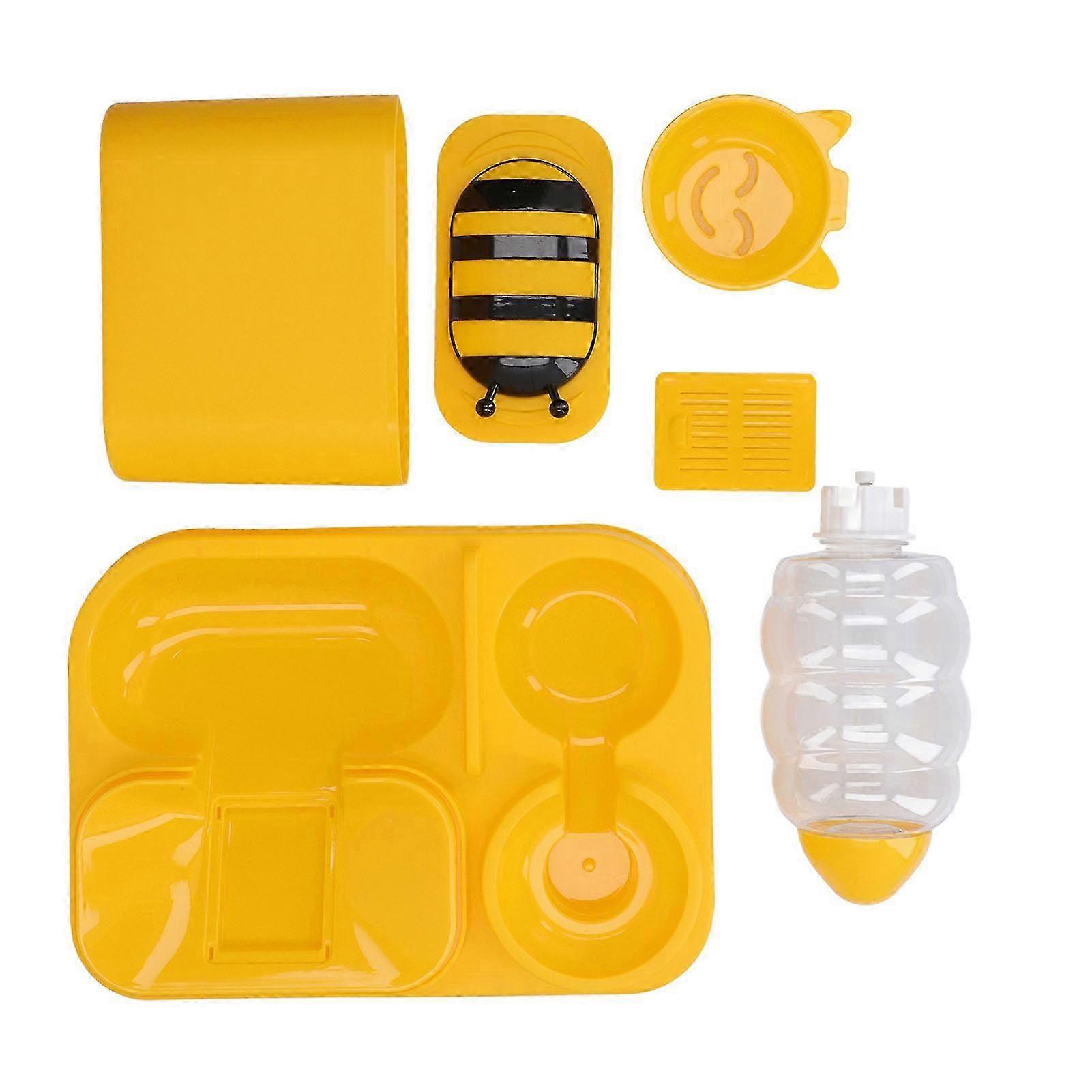 2 in 1 Automatic Pet Feeder and Water Dispenser Large Capacity Dry Wet Separation Dog Cat Gravity Food and Water Dispenser Set f26