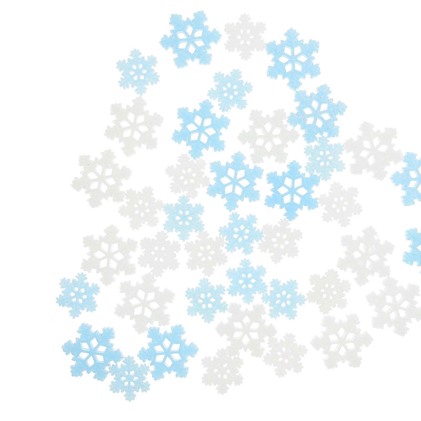 Snowflake Charms Multi-Function Resin Phone Case Accessories Assorted Color for Diy Phone Case 80Pcs