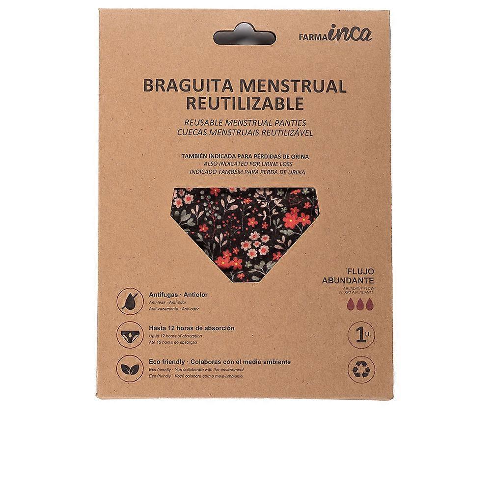 INCA MENSTRUAL PANTIES super absorption #flowers size L 1 unit