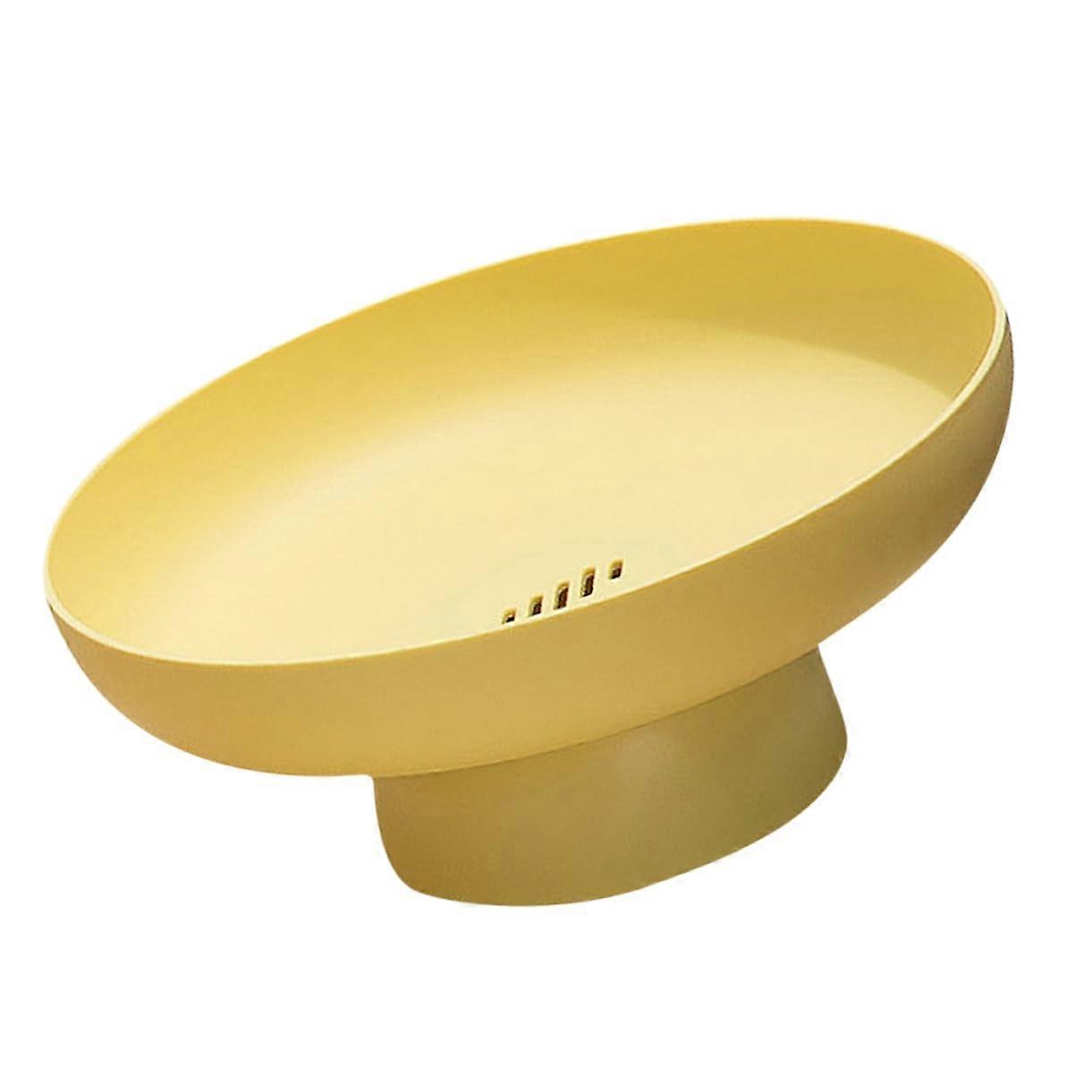 2 in 1 Countertop Fruit Basket Stand with Fast Drainage Kitchen Storage Rack for MultiRoom Use