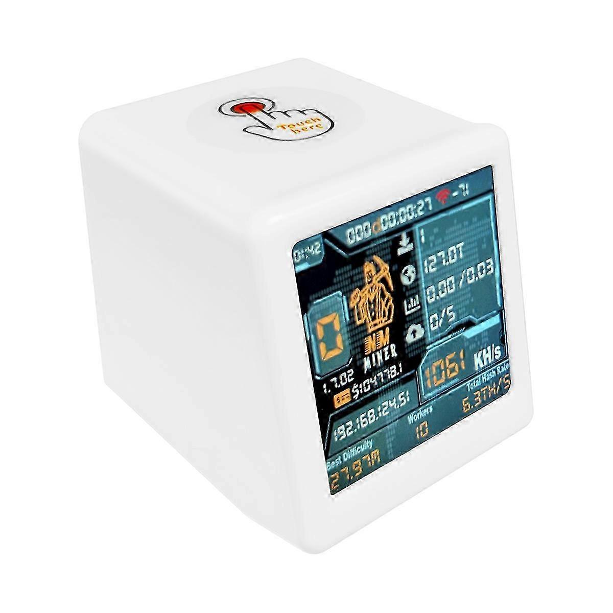 NMMiner V2 ESP32 BTC SOLO Lottery Miner with NM TV & Smart Gift Home Feature, 1060KH/S Hashrate for Nerdminers Home